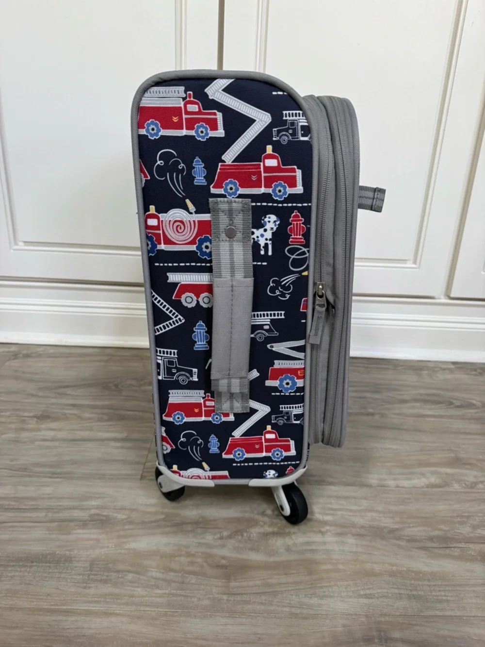 Pottery Barn Kids Mackenzie Firetruck Rolling Suitcase - Never Used